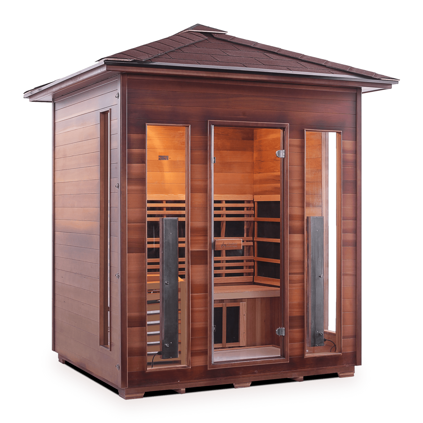 Enlighten Saunas Home Saunas Enlighten Saunas Diamond 4 - Infrared/Traditional Sauna (3 Person)