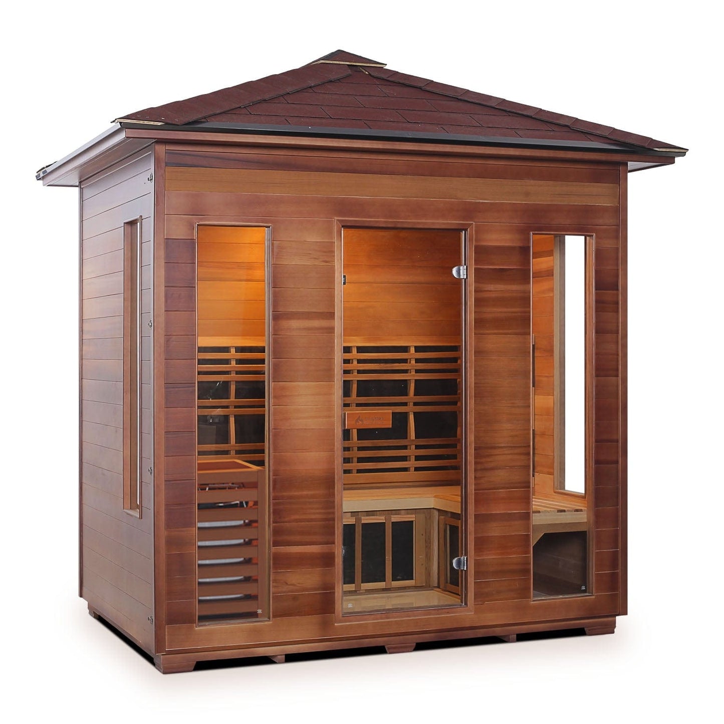 Enlighten Saunas Home Saunas Enlighten Saunas Diamond 5 - Infrared/Traditional Sauna (4 Person)