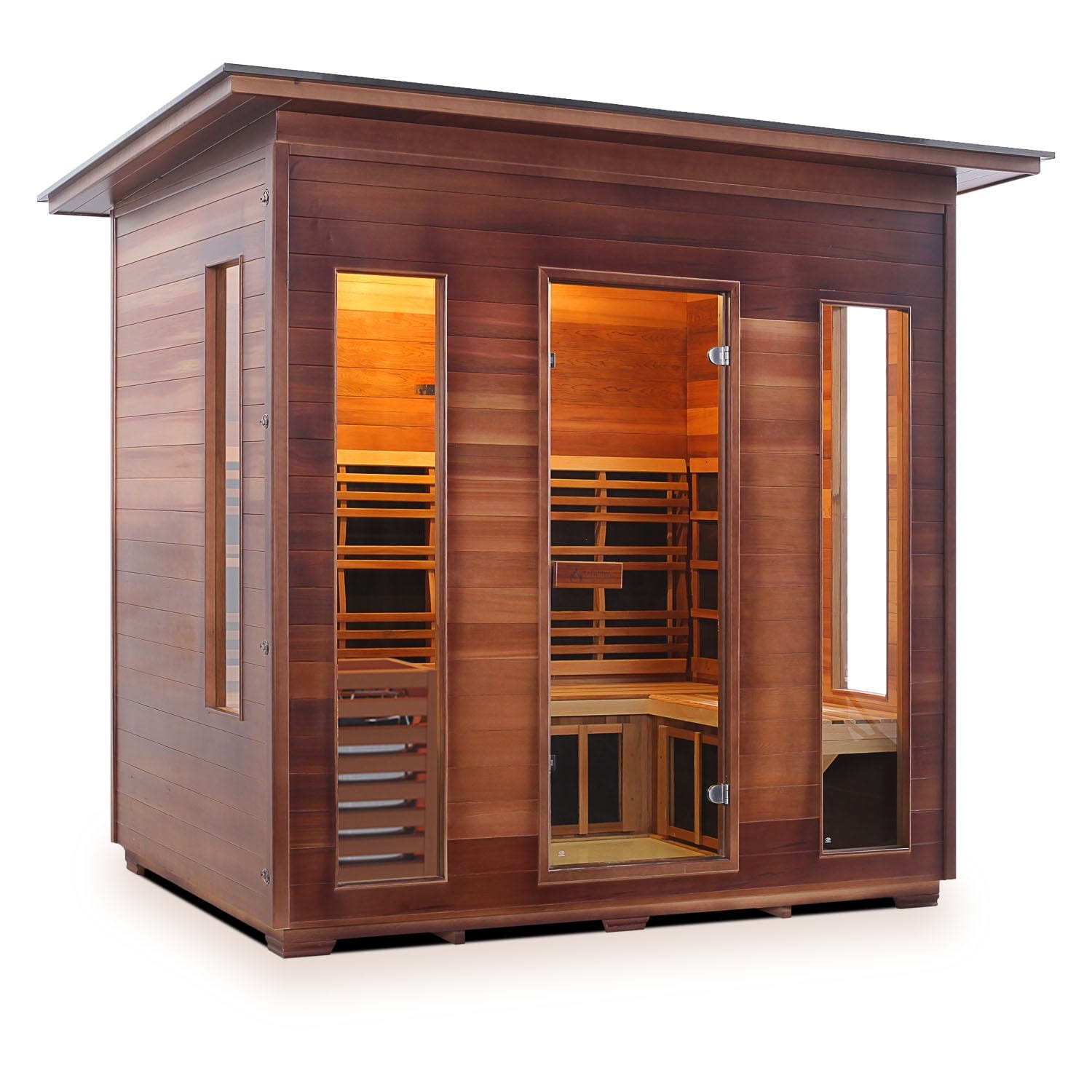 Enlighten Saunas Home Saunas Enlighten Saunas Diamond 5 - Infrared/Traditional Sauna (4 Person)