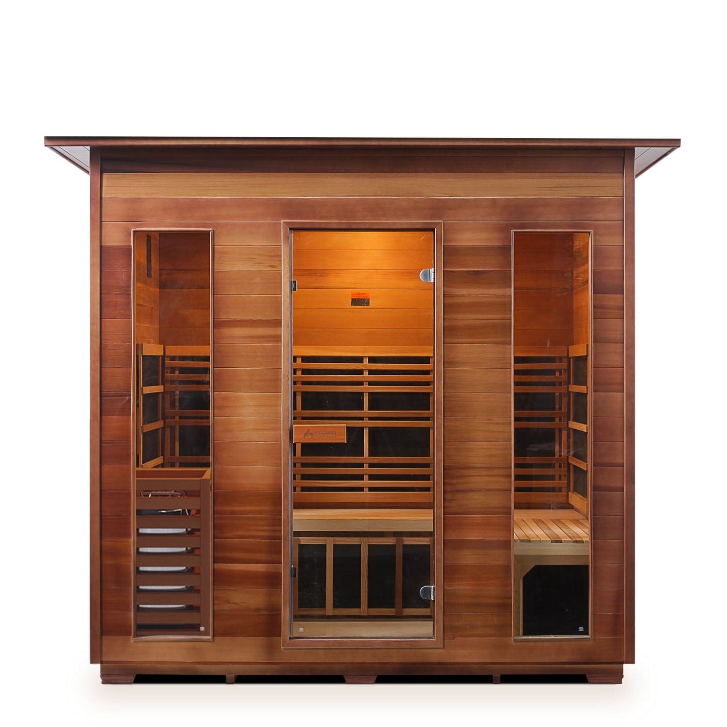 Enlighten Saunas Home Saunas Indoor Enlighten Saunas Diamond 5 - Infrared/Traditional Sauna (4 Person)