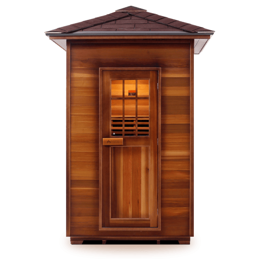 Enlighten Saunas Home Saunas Peak Roof Enlighten Saunas MoonLight 2 - Dry Traditional Sauna (1 Person)