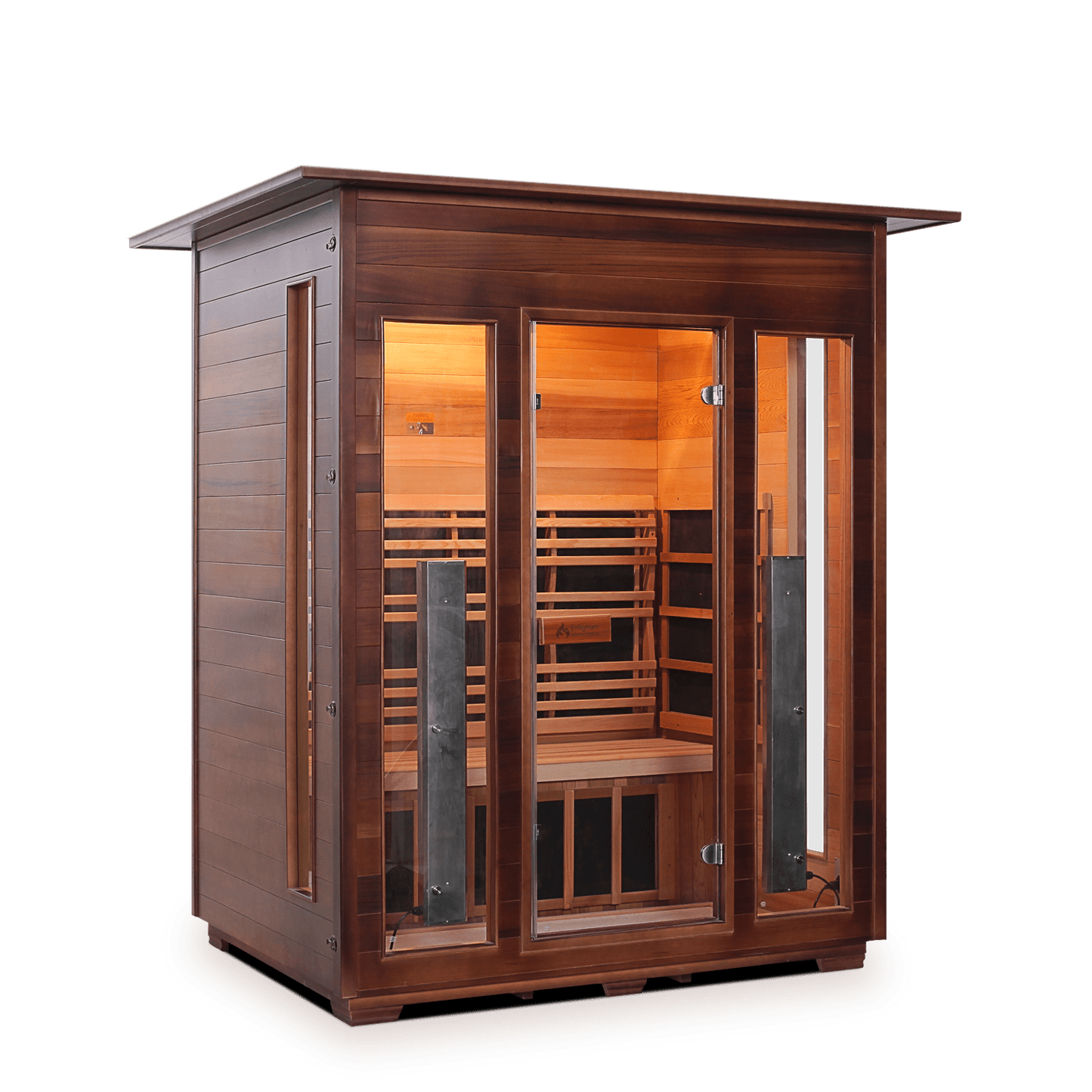 Enlighten Saunas Home Saunas Enlighten Saunas Rustic 3 - Full Spectrum Infrared Sauna (3 Person)