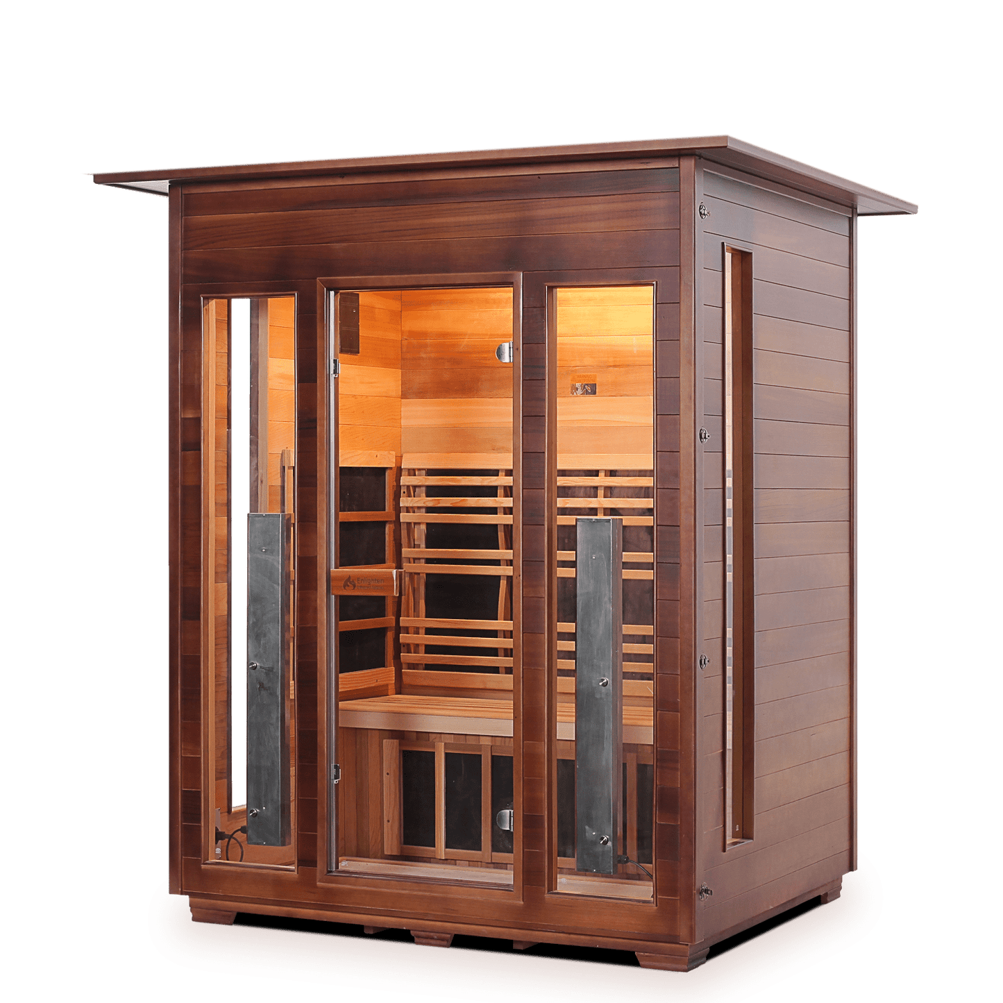 Enlighten Saunas Home Saunas Indoor Enlighten Saunas Rustic 3 - Full Spectrum Infrared Sauna (3 Person)