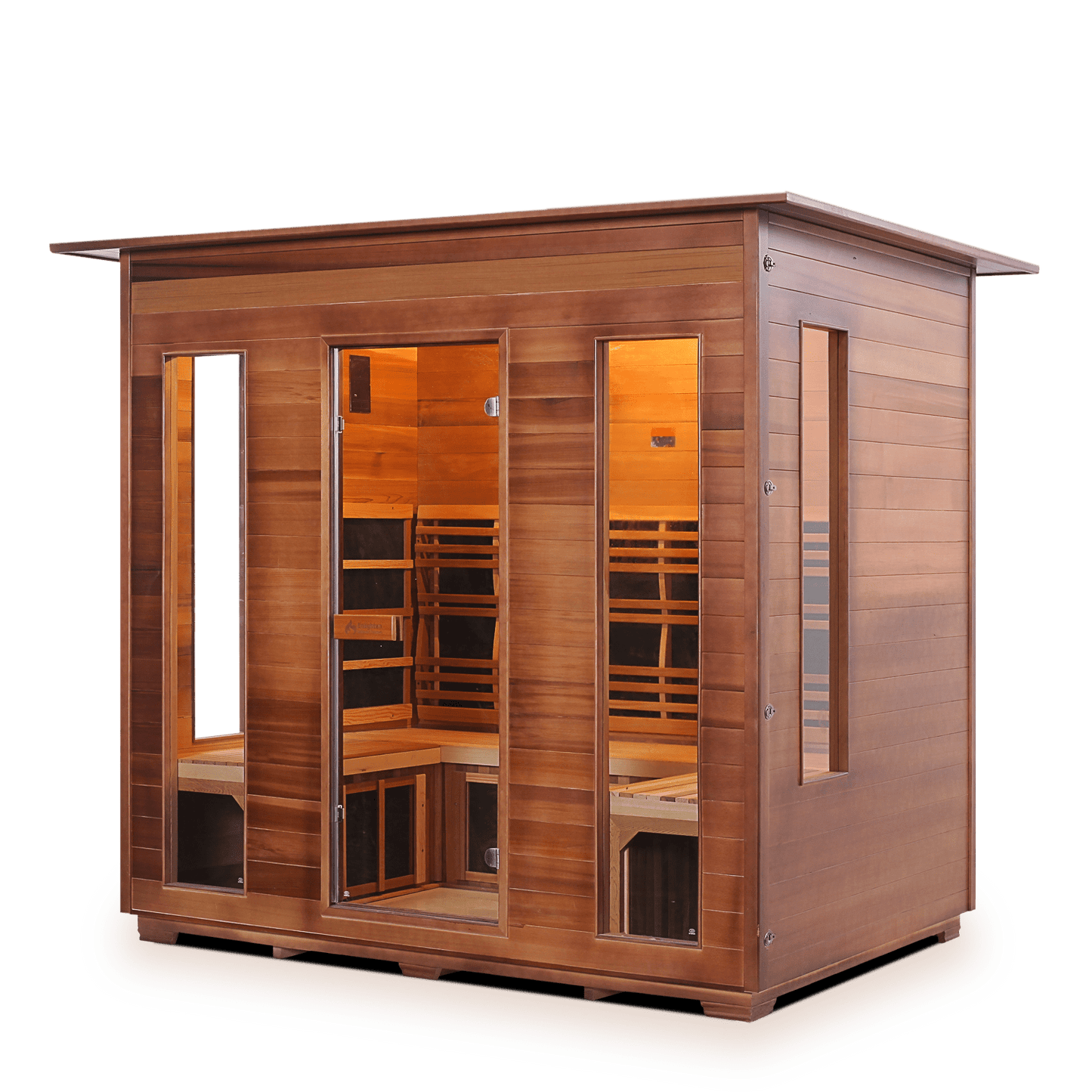 Enlighten Saunas Home Saunas Indoor Enlighten Saunas Rustic 5 - Full Spectrum Infrared Sauna (5 Person)