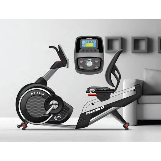 Muscle D Fitness Exercise Bikes Muscle D Commercial Home Recumbent Bike