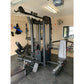 Muscle D Fitness Multi Gyms Muscle D Compact 4 Stack Multi Gym Black Frame