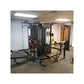 Muscle D Fitness Multi Station Machines Muscle D Compact 5 Stack Multi Gym Black Frame with DAP Attachment