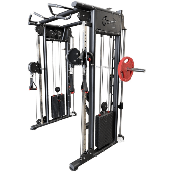 Muscle D Fitness Functional Trainers Muscle D Dual Adjustable Pulley/Smith Machine Combo