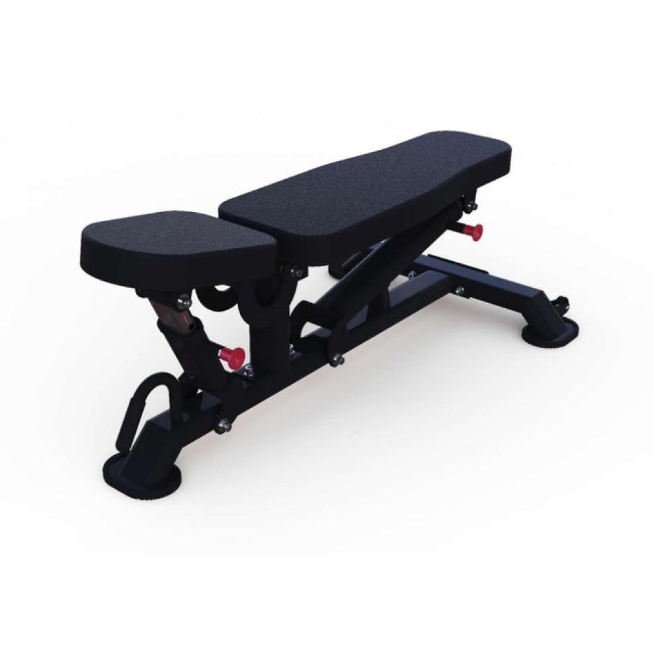 Muscle D Fitness Exercise Benches Muscle D Free Weight Line Flat to Incline Bench (Vertical Style)