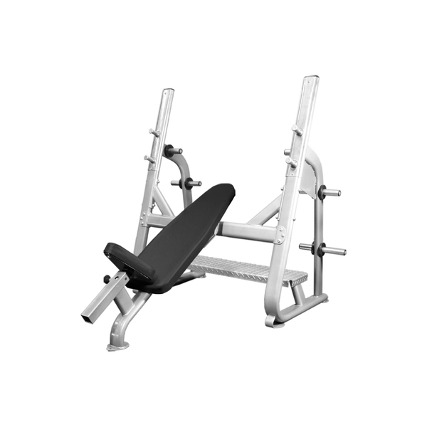 Muscle D Fitness Exercise Benches Muscle D Free Weight Line Olympic Incline Bench Elite Series