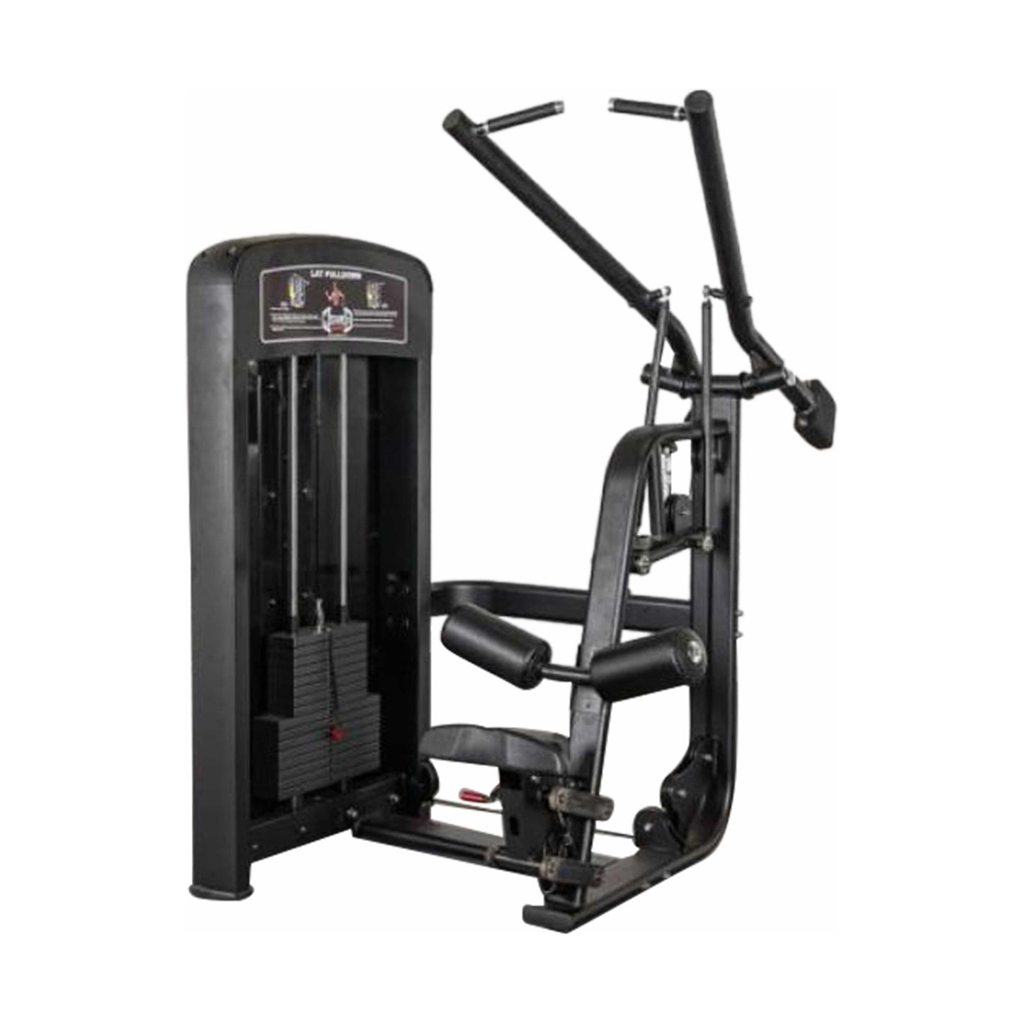 Muscle D Fitness Back Machines Muscle D Selectorized Elite Line Lat Pulldown Machine