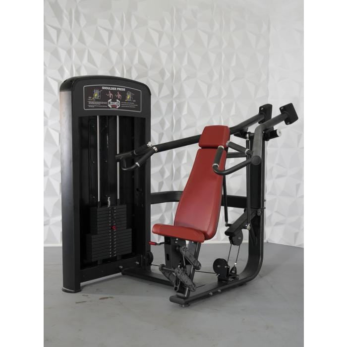 Muscle D Fitness Shoulder Machines Muscle D Selectorized Elite Line Shoulder Press Machine