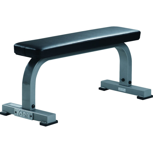 STS Benches Silver York STS Flat Bench