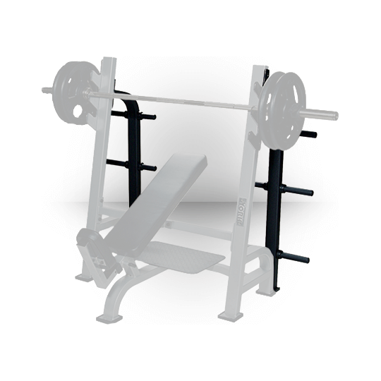 STS Benches York STS Olympic Flat Bench Press With Gun Racks