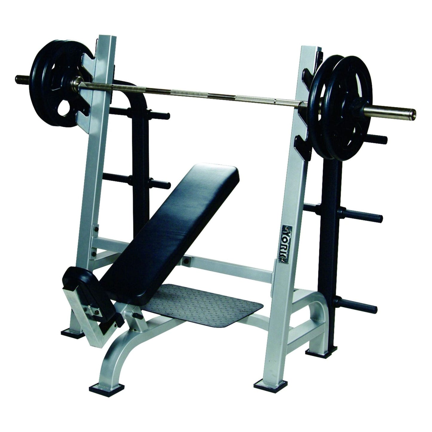 STS Benches York STS Olympic Incline Bench Press With Gun Racks