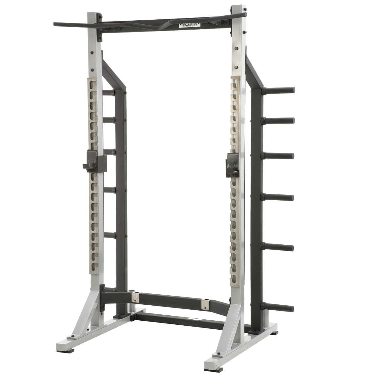 York Power Rack Silver STS Self Standing Half Rack