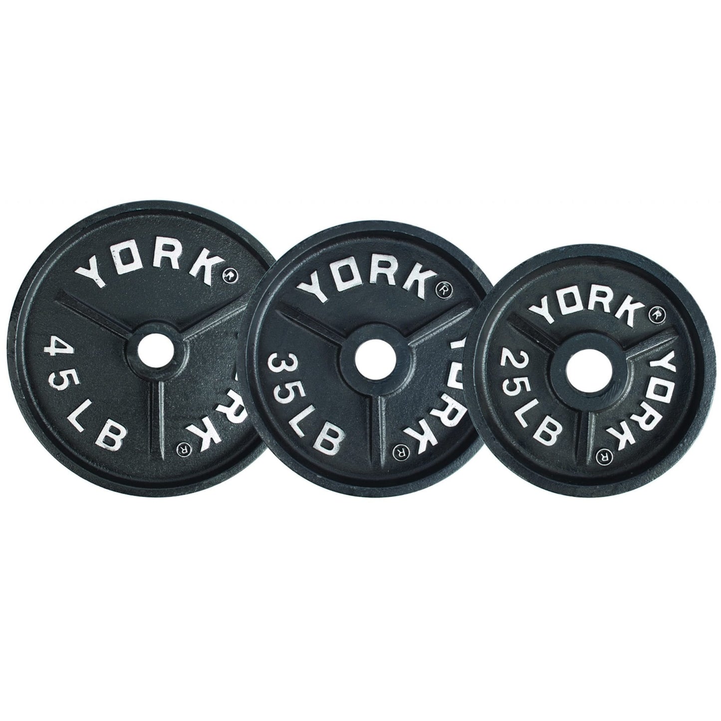 York Olympic Weight Plates 45 lb York 2" Deep Dish Olympic Weight Plate