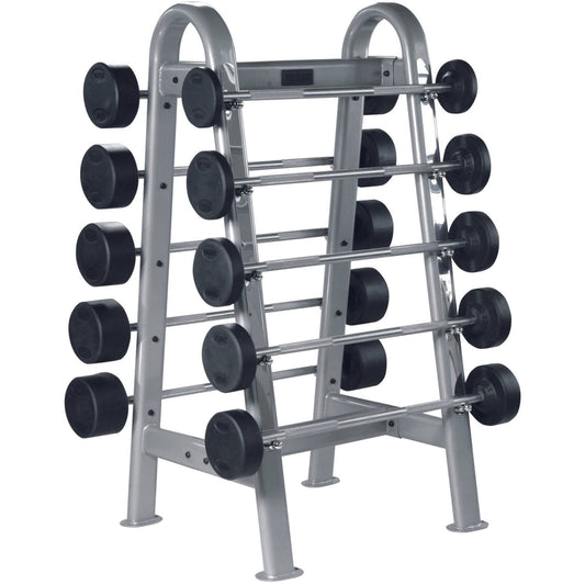 York Free Weight Storage Racks York ETS Fixed Straight and Curl Barbell Rack